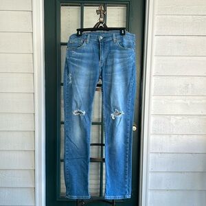 Levis 511 Distressed Jeans medium wash size  32 / 32